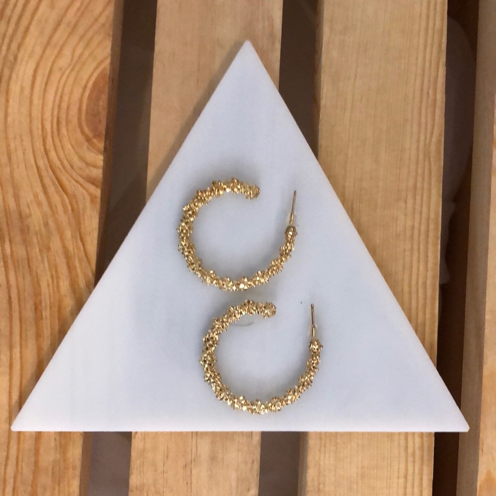Small hoop earrings